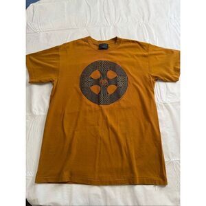 Keltic Designs Jen Duluth 90s Vintage Single Stitch Brown T-Shirt Size Large